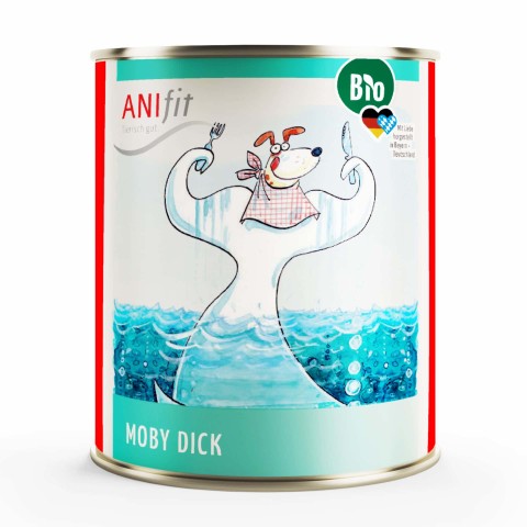 Dog Accessories Wet pet food BIO Moby Dick 800g 6 Piece -1- Anifit