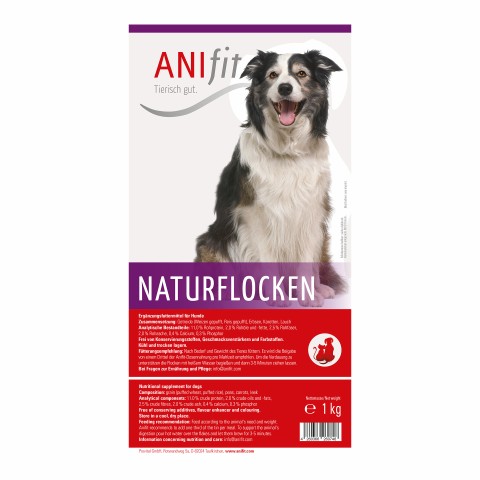 Hund B.A.R.F. Flocken Hundefutter Naturflocke 1 kg 1 Stück -3- Anifit