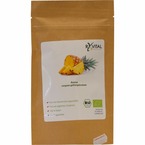 Provital RyVital Bio-Ananas gefriergetrocknet 25g 1 Package -1- Anifit