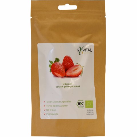 Provital RyVital Bio-Erdbeere gefriergetrocknet 12g 1 Package -1- Anifit
